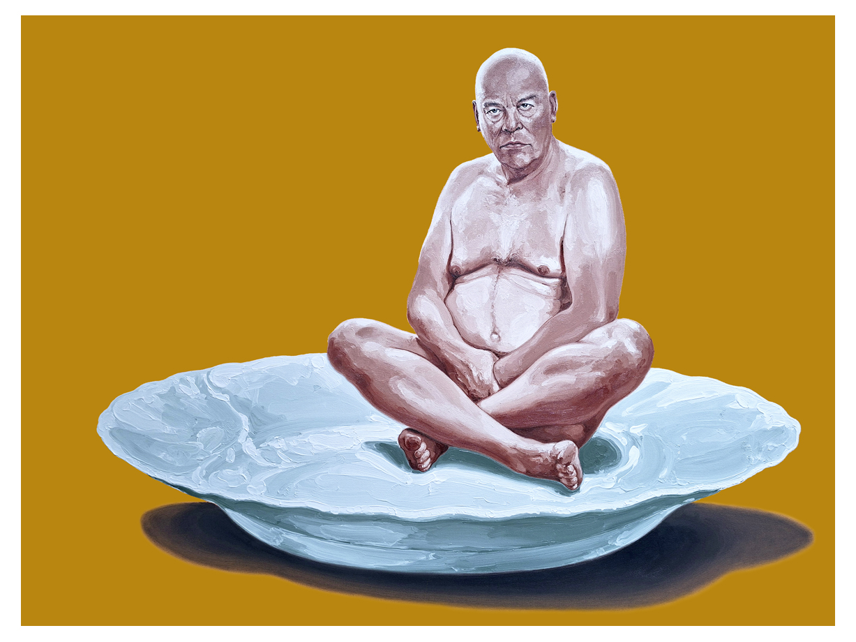 At the dawn of civilisation, 2026, oil on canvas, 150 x 110 cm